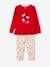 Mädchen Weihnachts-Schlafanzug, Pinguine Oeko-Tex - rot - 1
