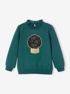 Maedchenkleidung-Pullover, Strickjacken & Sweatshirts-Sweatshirts-Mädchen Sweatshirt, Weihnachten