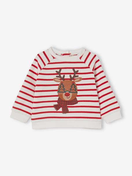 Baby Geschenk-Set: Sweatshirt & Hose, Weihnachten Oeko-Tex - wollweiß - 6
