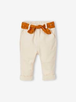 Babymode-Hosen & Jeans-Baby Cordhose mit Stoffgürtel