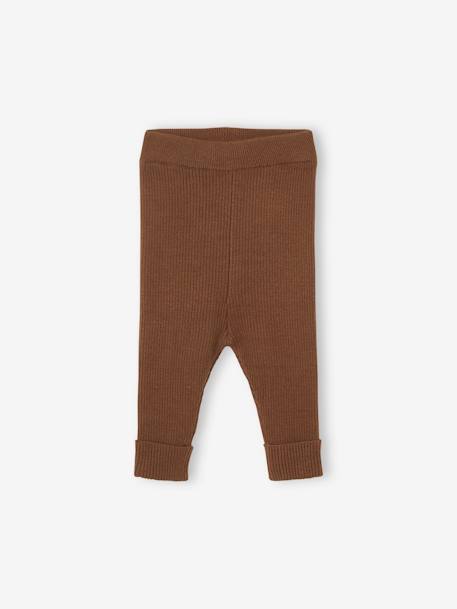 Baby-Set: Weste, Shirt & Leggings - beige - 4