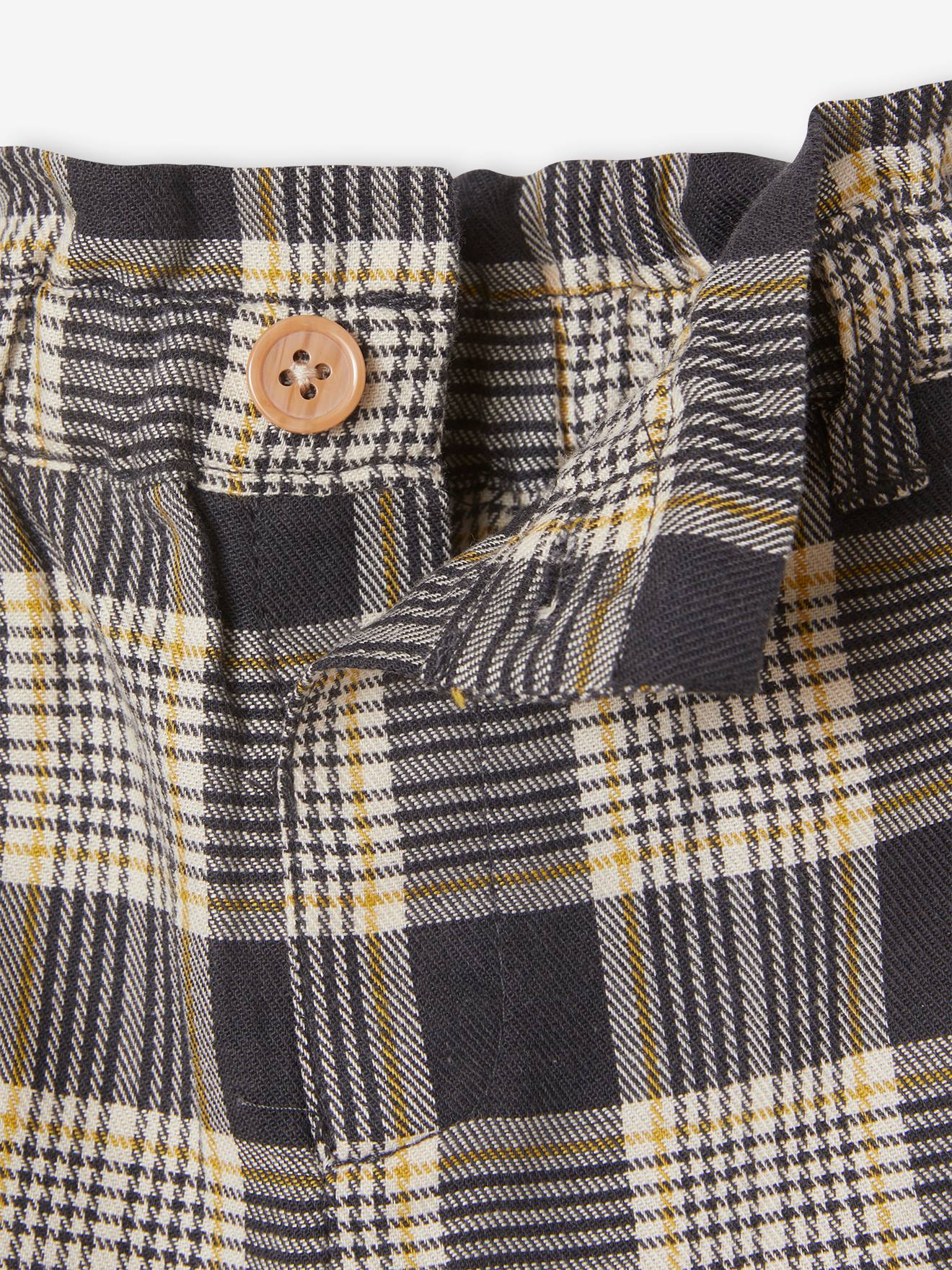 Thumbnail - Karierte Mädchen Baby Shorts