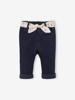 Babymode-Hosen & Jeans-Baby Cordhose mit Stoffgürtel