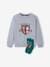Jungen Weihnachts-Set: Sweatshirt mit Wappen & Socken - grau meliert - 6