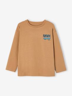 Jungenkleidung-Shirts, Poloshirts & Rollkragenpullover-Shirts-Jungen Shirt, Print am Rücken Oeko-Tex