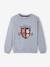 Jungen Weihnachts-Set: Sweatshirt mit Wappen & Socken - grau meliert - 7