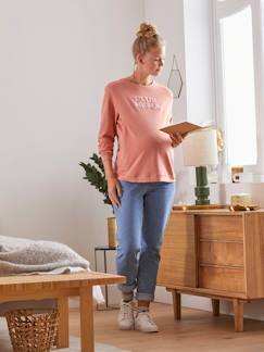 Umstandsmode-Sportmode-Sweatshirt für Schwangerschaft & Stillzeit Oeko-Tex