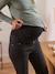 Flare-Jeans für die Schwangerschaft, Schrittlänge 65 cm - anthrazit+wollweiß - 4