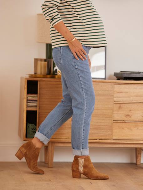 Umstands-Jeans mit Stretch-Einsatz, Mom-Fit - blue stone+blue stone+grau+schwarz - 5