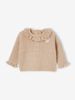 Babymode-Pullover, Strickjacken & Sweatshirts-Baby Pullover mit Kragen