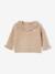 Baby Pullover mit Kragen - beige meliert - 1