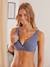 Still-Bustier aus Bio-Baumwolle, Schwangerschaft & Stillzeit - schwarz/rosa+weiß/rosa - 7