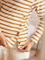 Shirt mit Volantkragen, Schwangerschaft & Stillzeit - beige/schwarz+camelfarben gestreift - 11