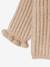 Baby Pullover mit Kragen - beige meliert - 4