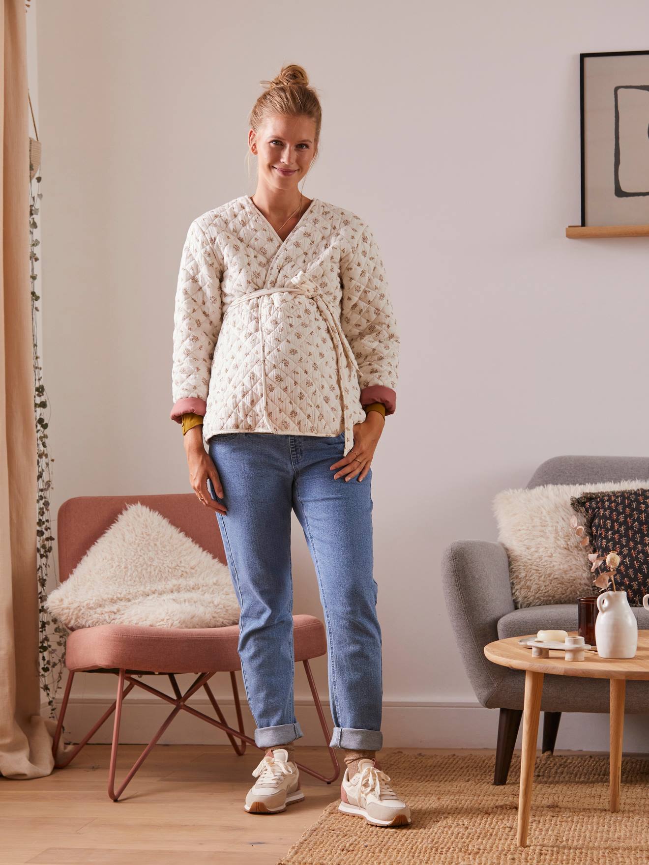Steppjacke für Schwangerschaft und Stillzeit