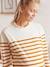 Shirt mit Volantkragen, Schwangerschaft & Stillzeit - beige/schwarz+camelfarben gestreift - 14