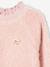 Mädchen Sweatshirt aus Teddyfleece - beige+rosa - 12
