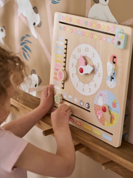 Kinder Spieluhr mit Kalender, Holz FSC® - mehrfarbig+mehrfarbig - 11