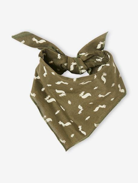 Baby-Set: Latzhose, Shirt & Halstuch - khaki - 3