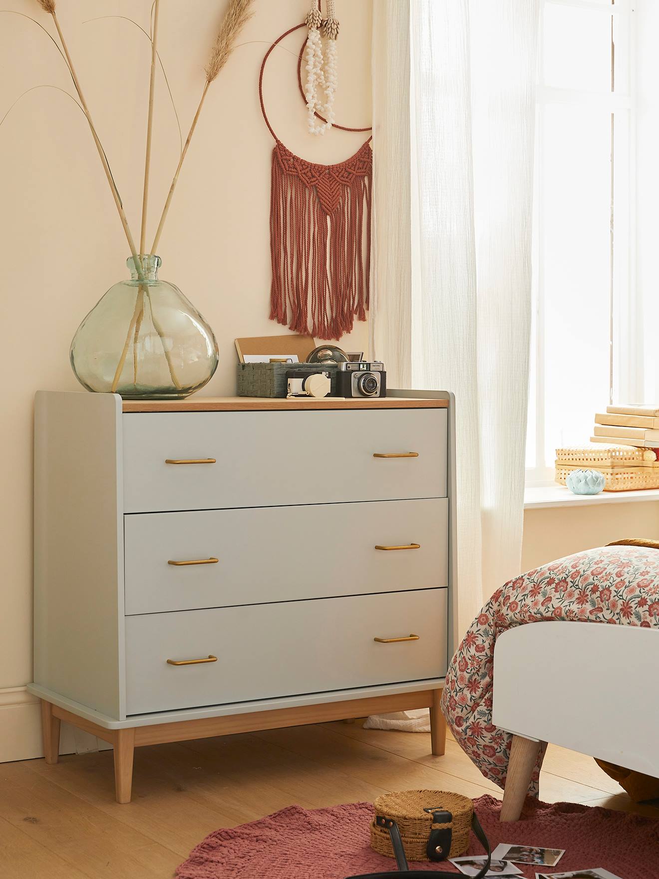 Vertbaudet Kommode Sixties Tiefe 42Cm Kinderzimmer Aqua Einheitsgröße