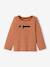 Baby Ringelshirt mit Stickerei - braun gestreift+nachtblau gestreift - 1