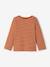 Baby Ringelshirt mit Stickerei - braun gestreift+nachtblau gestreift - 3