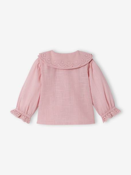 Mädchen Baby Bluse - violett - 2