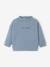 Baby Sweatshirt Oeko-Tex, personalisierbar - blaugrau+bronze - 7