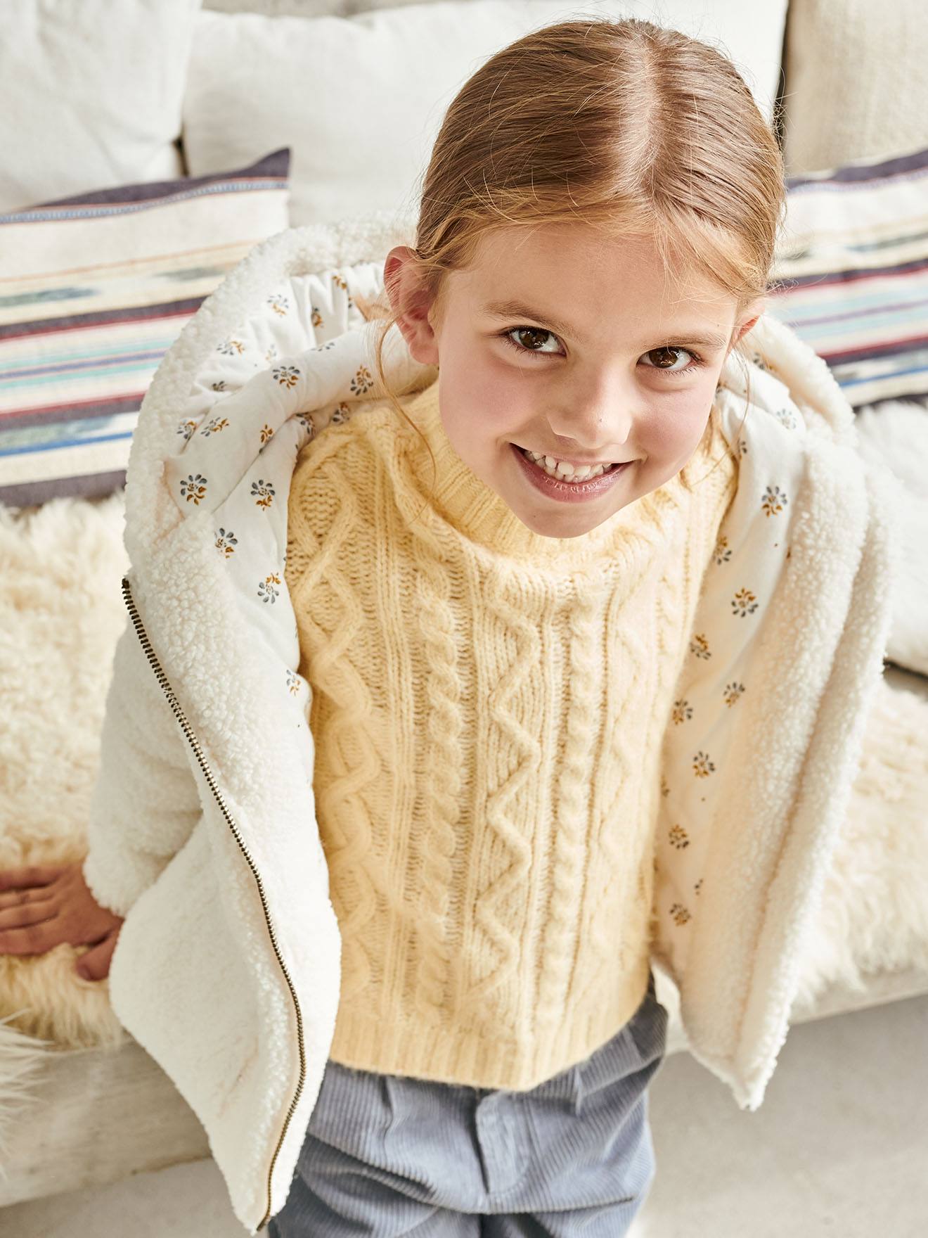 Rabatt 80 % KINDER Pullovers & Sweatshirts Casual Zara Strickjacke Gelb 