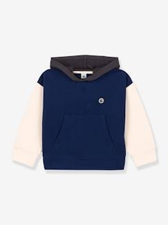 Maedchenkleidung-Pullover, Strickjacken & Sweatshirts-Sweatshirts-Kinder Kapuzensweatshirt PETIT BATEAU, Bio-Baumwolle