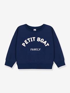 Jungenkleidung-Pullover, Strickjacken, Sweatshirts-Kinder Sweatshirt PETIT BATEAU, Bio-Baumwolle