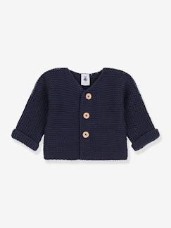 Babymode-Pullover, Strickjacken & Sweatshirts-Strickjacken-Baby Strickjacke PETIT BATEAU, Bio-Baumwolle