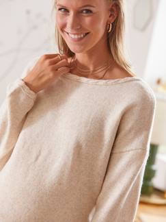 Neue Kollektion-Umstandsmode-Pullover mit Seitenschlitzen, Schwangerschaft & Stillzeit
