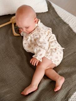 Babymode-Baby-Set: Musselinkleid & Shorts