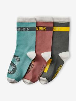 Jungenkleidung-Unterwäsche & Socken-Socken-3er-Pack Kinder Socken HARRY POTTER Oeko-Tex