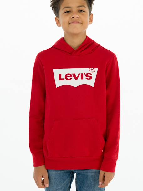 Jungen Kapuzensweatshirt Levi's - grün+marine+rot - 14