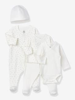 Babymode-Baby-Sets-Baby-Set für Neugeborene PETIT BATEAU, Bio-Baumwolle Oeko-Tex®