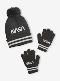 Jungenkleidung-Kinder-Set NASA: Mütze & Handschuhe