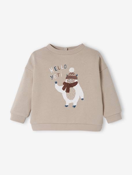 Baby-Set: Sweatshirt, Hose & Hut - grau - 2