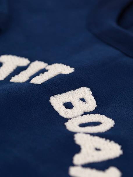 Baby Sweatshirt PETIT BATEAU, Bio-Baumwolle - blau - 3
