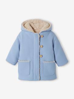 -Baby Wintermantel mit Webpelzfutter und Recycling-Polyester