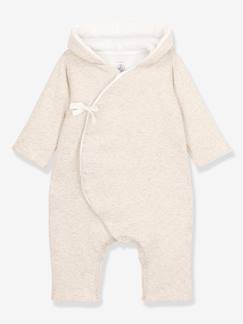 Babymode-Jumpsuits & Latzhosen-Baby Overall mit Kapuze PETIT BATEAU, Bio-Baumwolle Oeko-Tex®