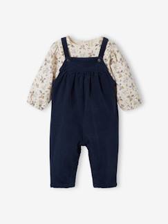 Babymode-Jumpsuits & Latzhosen-Mädchen Baby-Set: Bluse und Latzhose