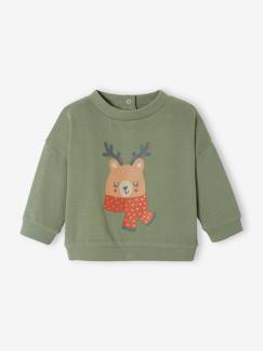 Babymode-Pullover, Strickjacken & Sweatshirts-Baby Weihnachts-Sweatshirt Oeko-Tex