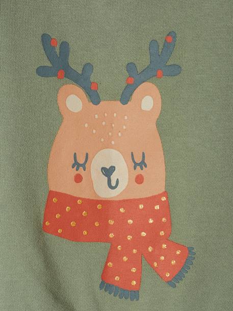 Baby Weihnachts-Sweatshirt Oeko-Tex - grün - 3
