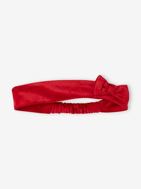 Baby Weihnachts-Set: Kleid & Haarband - rot - 5