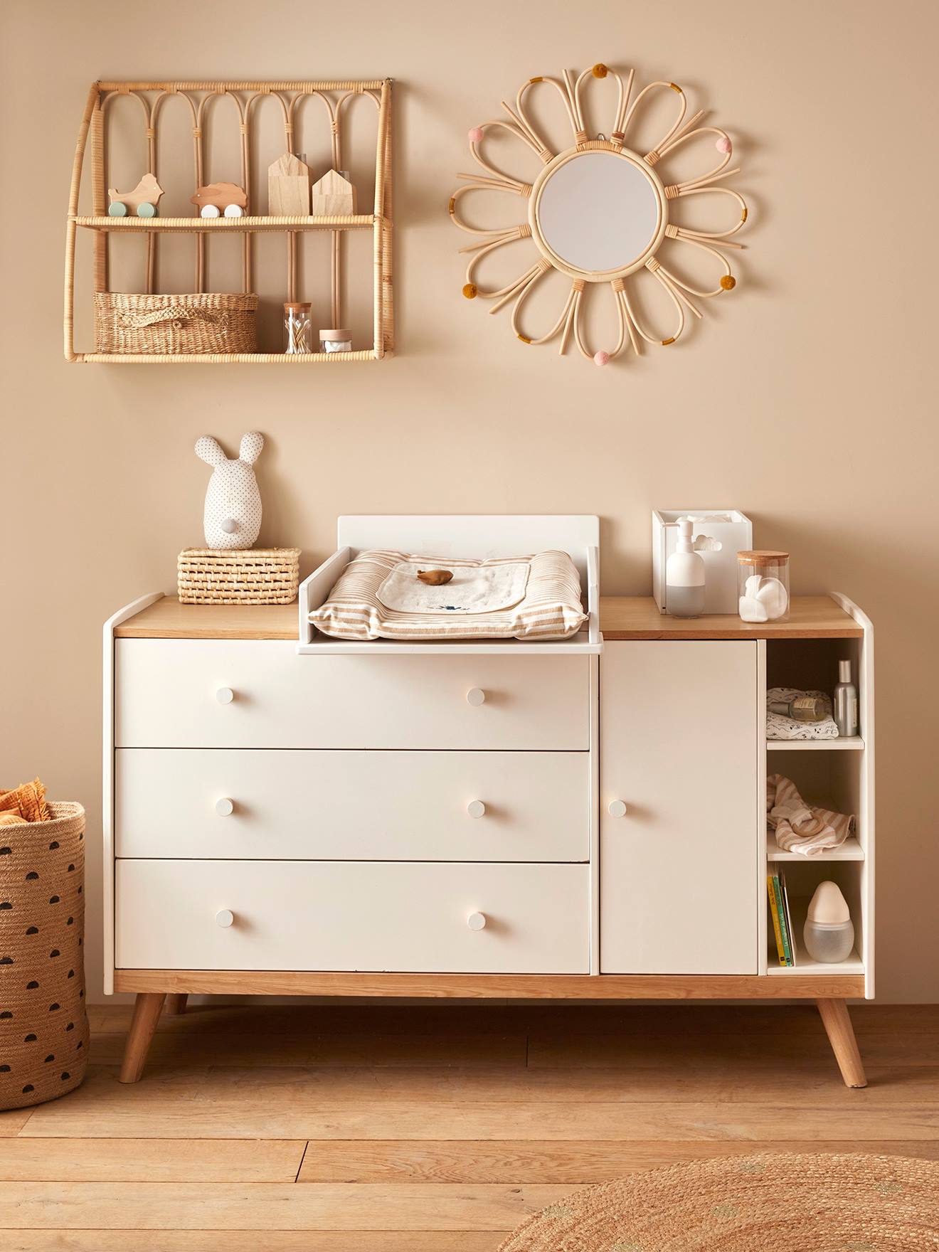 Thumbnail - Große Kommode KONFETTI XL Tiefe 52cm Kinderzimmer