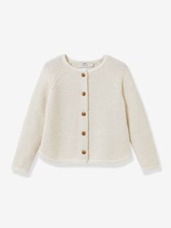 Maedchenkleidung-Pullover, Strickjacken & Sweatshirts-Strickjacken-Mädchen Cardigan CYRILLUS