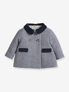 Babymode-Mäntel, Jacken, Overalls & Ausfahrsäcke-Eleganter Baby Mantel CYRILLUS, Wollanteil