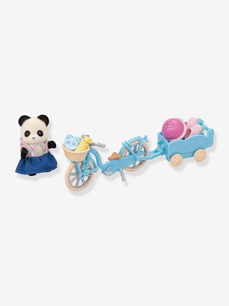 Panda-Mädchen, Fahrrad & Anhänger SYLVANIAN FAMILIES - mehrfarbig - 3